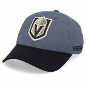 Adidas - NHL Grå flexfit Keps - Vegas Golden Knights Coach Grey/Black Flexfit @ Hatstore