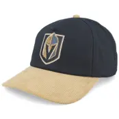 American Needle - NHL Svart adjustable Keps - Vegas Golden Knights Burnett Black/Gold Corduroy A-frame Adjustable @ Hatstore