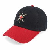 American Needle - NHL Svart unconstructed Keps - Vegas Golden Knights Blue Line Black/Red Dad Cap @ Hatstore