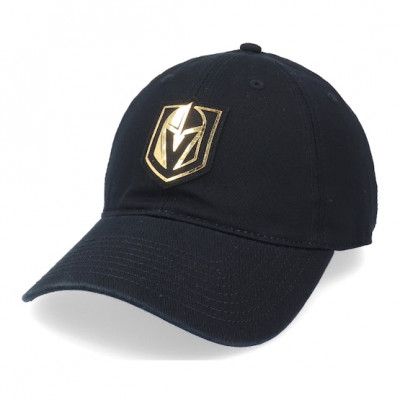 American Needle - NHL Svart unconstructed Keps - Vegas Golden Knights Blue Line Gold Black Dad Cap @ Hatstore