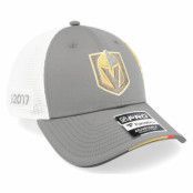 Fanatics - NHL Grå trucker Keps - Vegas Golden Knights Authentic Pro Draft Podium Black/White Trucker @ Hatstore