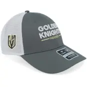 Fanatics - NHL Grå trucker Keps - Vegas Golden Knights Authentic Pro Rink Dark Shadow/White Trucker @ Hatstore