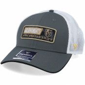 Fanatics - NHL Grå trucker Keps - Vegas Golden Knights Iconic Defender Dark Shadow/White Trucker @ Hatstore