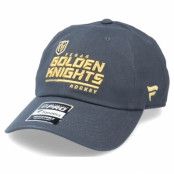 Fanatics - NHL Grå unconstructed Keps - Vegas Golden Knights Authentic Pro Locker Room Dad Cap Grey Adjustable @ Hatstore