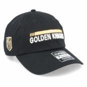 Fanatics - NHL Svart unconstructed Keps - Vegas Golden Knights Authentic Pro Game&Train Black Dad Cap @ Hatstore