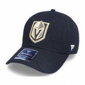 Fanatics - NHL Svart unconstructed Keps - Vegas Golden Knights Primary Logo Core Black Dad Cap @ Hatstore