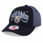Keps Kids Vegas Golden Knights Fan Faceoff Black/Dark Grey Adjustable - Outerstuff - Svart Barnkeps