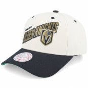 Mitchell&Ness - NHL Beige adjustable Keps - Vegas Golden Knights Retro Type Pro Off White/Black Adjustable @ Hatstore