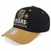 Mitchell&Ness - NHL Svart adjustable Keps - Vegas Golden Knights All In 2.0 Pro Black/Khaki Adjustable @ Hatstore