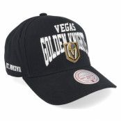 Mitchell&Ness - NHL Svart adjustable Keps - Vegas Golden Knights Big Time Pro Black A-frame Adjustable @ Hatstore