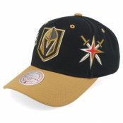 Mitchell&Ness - NHL Svart adjustable Keps - Vegas Golden Knights Overbite Pro Black Adjustable @ Hatstore