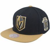 Mitchell&Ness - NHL Svart snapback Keps - Vegas Golden Knights 2 Tone Side Patch Black/Gold Snapback @ Hatstore