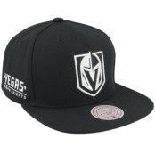 Mitchell&Ness - NHL Svart snapback Keps - Vegas Golden Knights Evergreen Black White Cap Black Snapback @ Hatstore