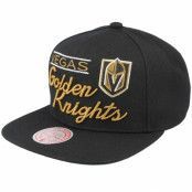 Mitchell&Ness - NHL Svart snapback Keps - Vegas Golden Knights Retro Lock Up Black Snapback @ Hatstore