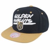 Mitchell&Ness - NHL Svart snapback Keps - Vegas Golden Knights Transcript Black/Tan Snapback @ Hatstore