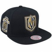 Mitchell&Ness - NHL Svart snapback Keps - Vegas Golden Knights Vegas Golden Knights Big Face 7.0 Black @ Hatstore