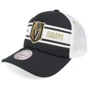 Mitchell&Ness - NHL Svart trucker Keps - Vegas Golden Knights Sideline Black/White A-frame Trucker @ Hatstore