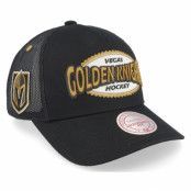 Mitchell&Ness - NHL Svart trucker Keps - Vegas Golden Knights Team Seal Black Trucker @ Hatstore