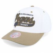 Mitchell&Ness - NHL Vit adjustable Keps - Vegas Golden Knights Tail Sweep Pro White/Gold Adjustable @ Hatstore