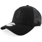 New Era - NHL Svart trucker Keps - Hatstore Exclusive x Vegas Golden Knights 9FORTY Black A-frame Trucker @ Hatstore