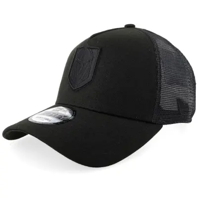 New Era - NHL Svart trucker Keps - Hatstore Exclusive x Vegas Golden Knights 9FORTY Black A-frame Trucker @ Hatstore