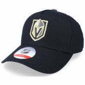 Outerstuff - NHL Svart adjustable Keps - Kids Vegas Golden Knights Precurved A-Frame Black Adjustable @ Hatstore