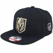 Outerstuff - NHL Svart snapback Keps - Kids Vegas Golden Knights Logo Flatbrim Black Snapback @ Hatstore