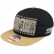 Outerstuff - NHL Svart snapback Keps - Kids Vegas Golden Knights Logo Flatbrim Black/Gold Snapback @ Hatstore