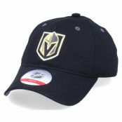 Outerstuff - NHL Svart unconstructed Keps - Kids Vegas Golden Knights Team Slouch Black Dad Cap @ Hatstore