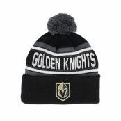 Outerstuff - NHL Svart pom Beanie - Kids Vegas Golden Knights Jacquard Beanie Black Pom @ Hatstore