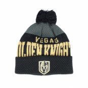 Outerstuff - NHL Svart pom Beanie - Kids Vegas Golden Knights Stretchark Knit Black/Charocal Pom @ Hatstore