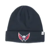 47 Brand - NHL Blå cuff Beanie - Washington Capitals Raised Knit Navy Cuff @ Hatstore