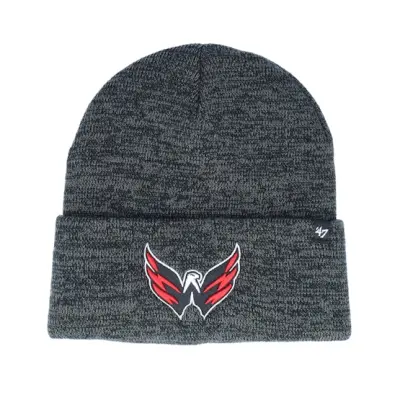 47 Brand - NHL Grå cuff Beanie - Washington Capitals Tabernacle Knit Charcoal Cuff @ Hatstore