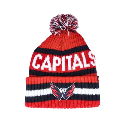 47 Brand - NHL Röd pom Beanie - Washington Capitals Bering Red/Black Pom @ Hatstore