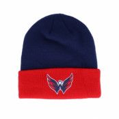 Adidas - NHL Blå cuff Beanie - Washington Capitals Cuffed Navy/Red Cuff @ Hatstore