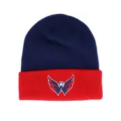 Adidas - NHL Blå cuff Beanie - Washington Capitals Cuffed Navy/Red Cuff @ Hatstore