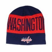 Adidas - NHL Blå traditionalbeanie Beanie - Washington Capitals 19 Navy/Red Beanie @ Hatstore