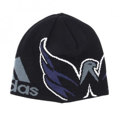 Adidas - NHL Svart traditionalbeanie Beanie - Washington Capitals Jacqurad Black Beanie @ Hatstore