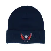 American Needle - NHL Blå cuff Beanie - Washington Capitals Terrain Knit Solid Navy Cuff @ Hatstore