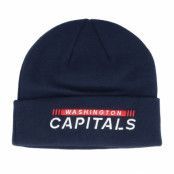 Fanatics - NHL Blå cuff Beanie - Washington Capitals Authentic Pro Game&Train Knit Athl Navy Cuff @ Hatstore