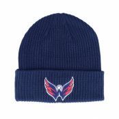 Fanatics - NHL Blå cuff Beanie - Washington Capitals Core Knit Athletic Navy Cuff @ Hatstore