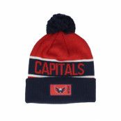 Fanatics - NHL Röd pom Beanie - Washington Capitals Authentic Pro Game&Train Athl Navy/Red Pom @ Hatstore