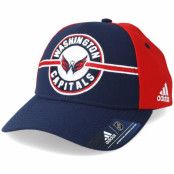 Keps Washington Capitals Strucured Navy/Red Adjustable - Adidas
