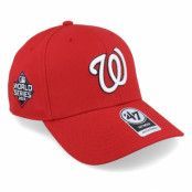 47 Brand - MLB Röd adjustable Keps - Washington Capitals World Series Sure Shot Mvp Red Adjustable @ Hatstore