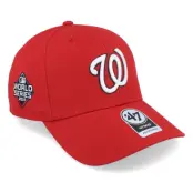 47 Brand - MLB Röd adjustable Keps - Washington Capitals World Series Sure Shot Mvp Red Adjustable @ Hatstore