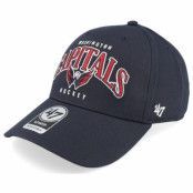 47 Brand - NHL Blå adjustable Keps - Washington Capitals Broadfield Mvp Navy Adjustable @ Hatstore