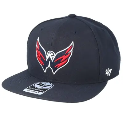 47 Brand - NHL Blå snapback Keps - Washington Capitals No Shot 47 Captain Navy Snapback @ Hatstore