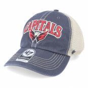 47 Brand - NHL Blå trucker Keps - Washington Capitals Tuscaloosa Clean Up Dad Cap Vintage Navy/Beige Trucker @ Hatstore