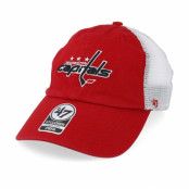 47 Brand - NHL Röd adjustable Keps - Washington Capitals Blue Hill 47 Closer Mesh Red/White Unconstructed @ Hatstore