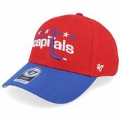 47 Brand - NHL Röd adjustable Keps - Washington Capitals Mvp Two Tone Vintage Red/Blue Adjustable @ Hatstore